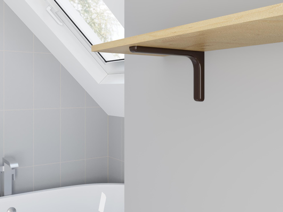 Консоль декоративная GIFF L=240 темно-коричневый